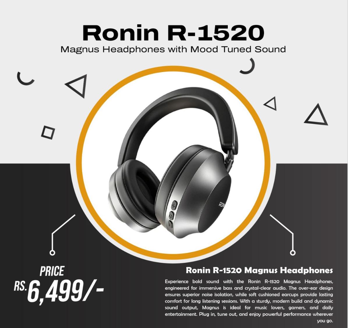 RONIN R1520 HEADPHONE